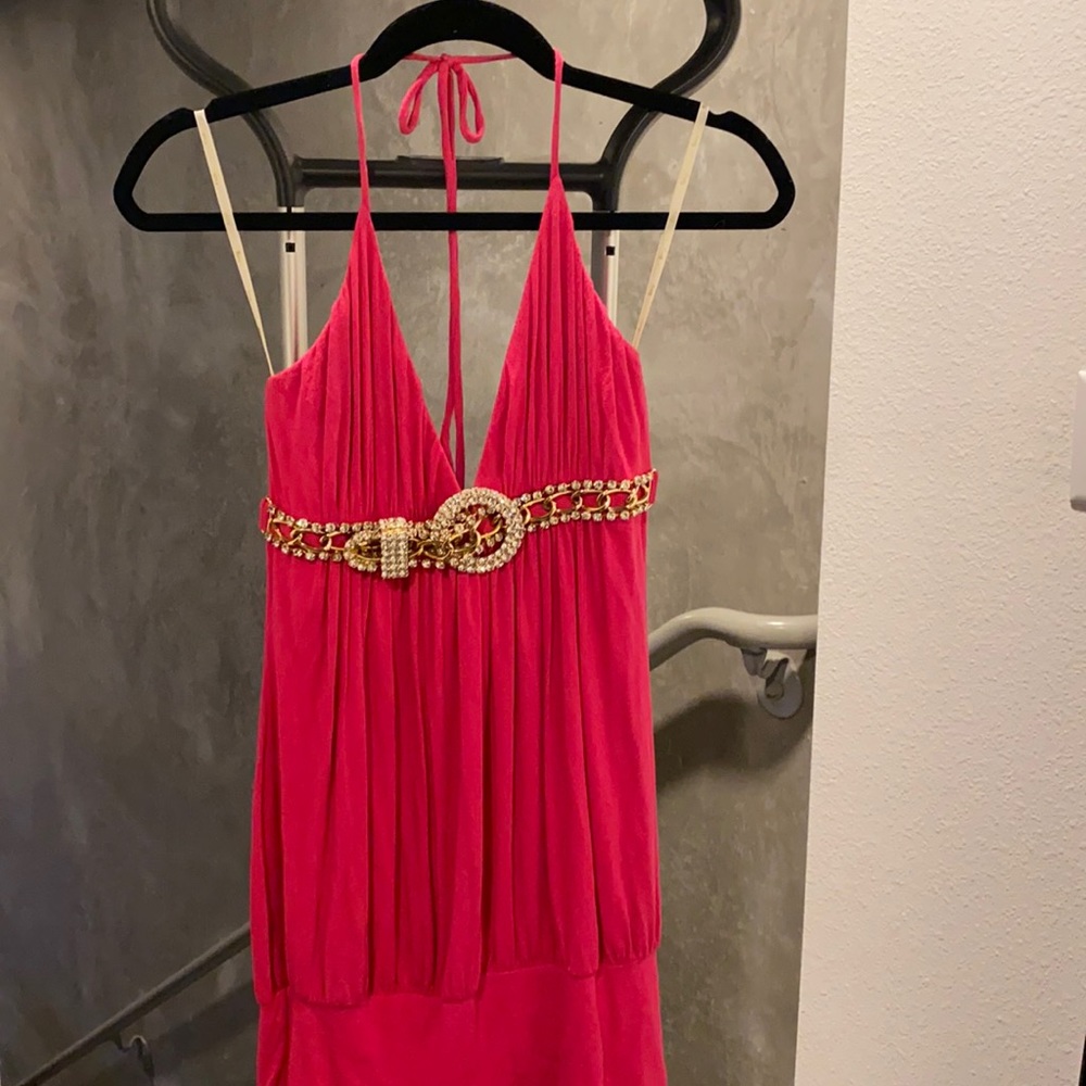 Sky Hot Pink Mini Dress